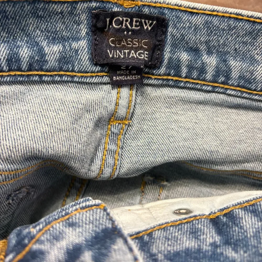 J Crew Classic Vintage Jean in all-day stretch 27 4 NWT Jeans CD682 J.Crew